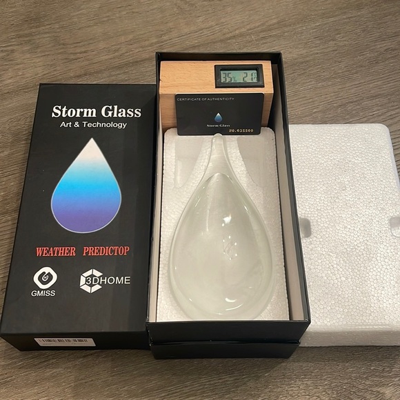 Storm Glass Weather Predictor - Picture 1 of 1